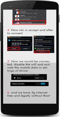 Free Internet 3G android App screenshot 1